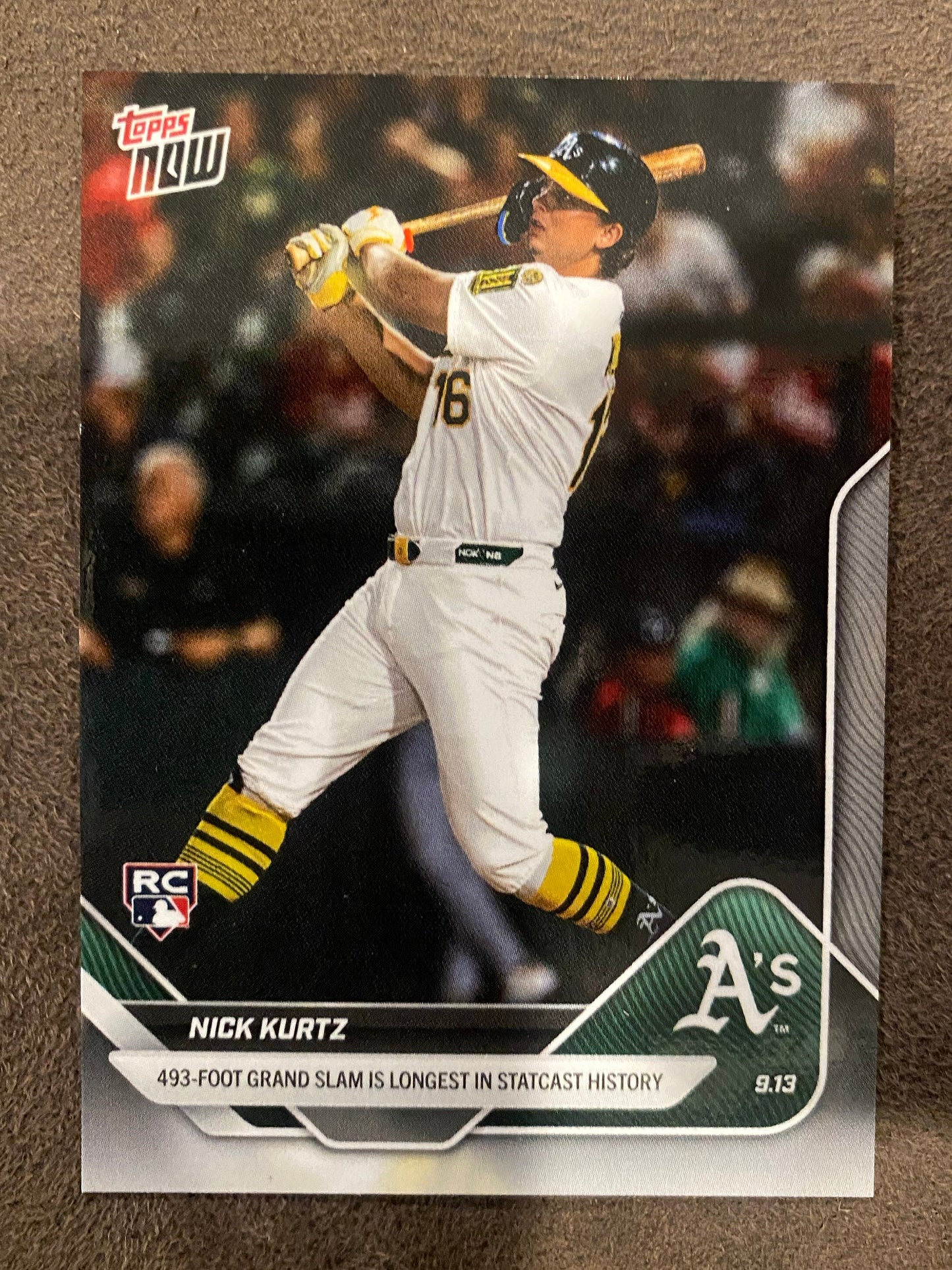Nick Kurtz - 2025 Topps Now - Card 711(PR: 10,738) - Athletics