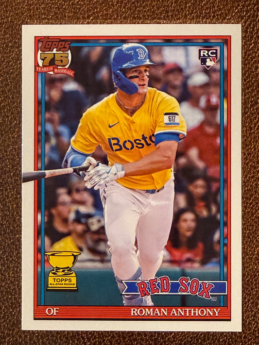 Roman Anthony - 2026 Topps Series 1 - 1991 Insert - Red Sox