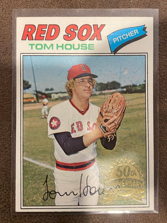 Tom House - 2026 Topps Heritage - 1977 Original Buyback - Red Sox