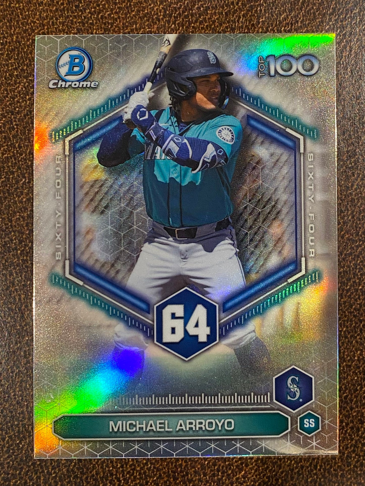 Michael Arroyo - 2026 Bowman - Scouts Top 100 Insert - Mariners