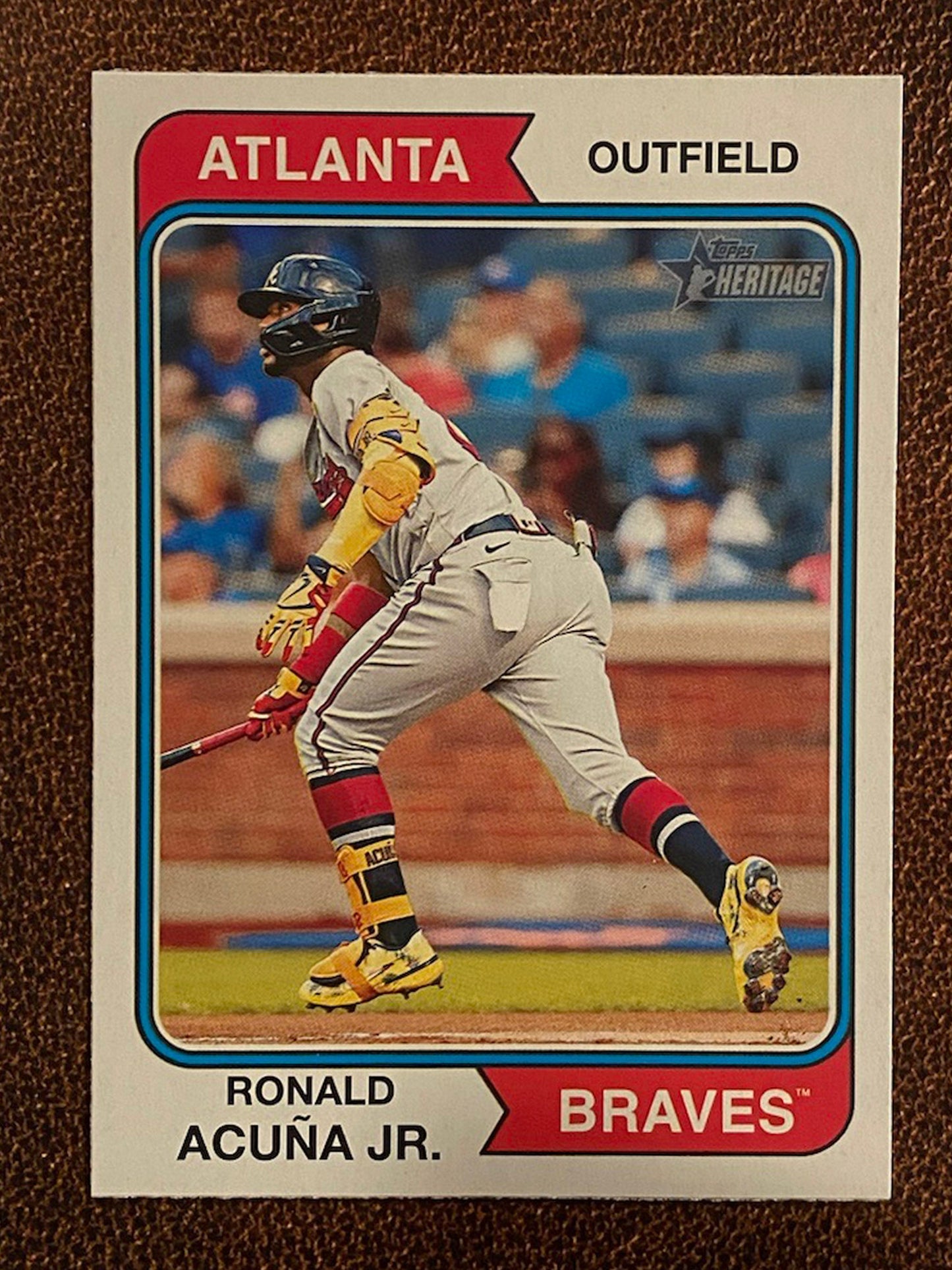 Ronald Acuna Jr. - 2023 Topps Heritage - Base Card - Braves