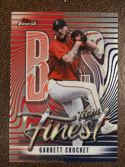 Garrett Crochet - 2026 Topps Finest - Team Finest - Red Sox