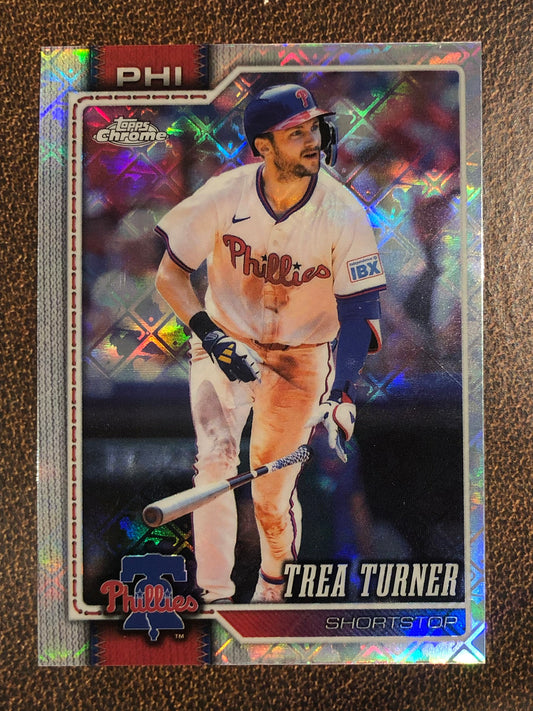 Trea Turner - 2026 Topps Chrome Logofractor - Base Logofractor - Phillies