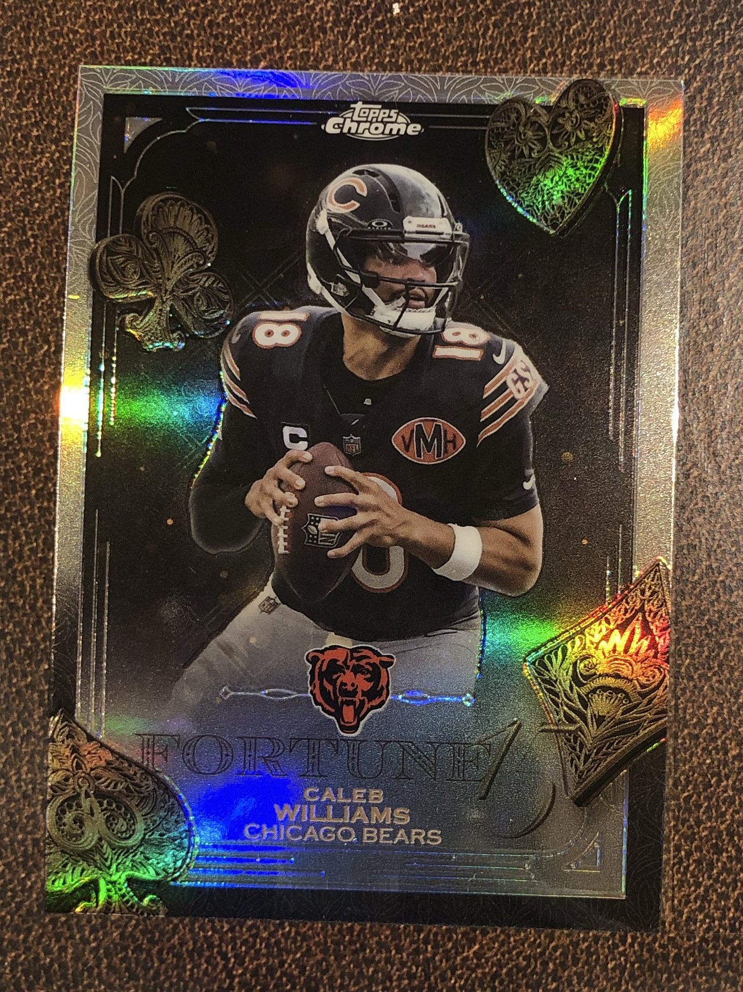 Caleb Williams - 2025 Topps Chrome - Fortune 15 Refractor - Bears