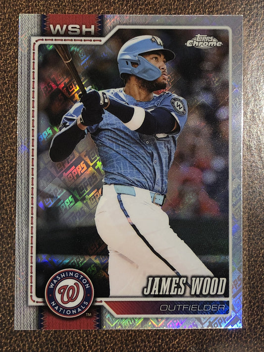 James Wood - 2026 Topps Chrome - Fanatics Topps Foil - Nationals