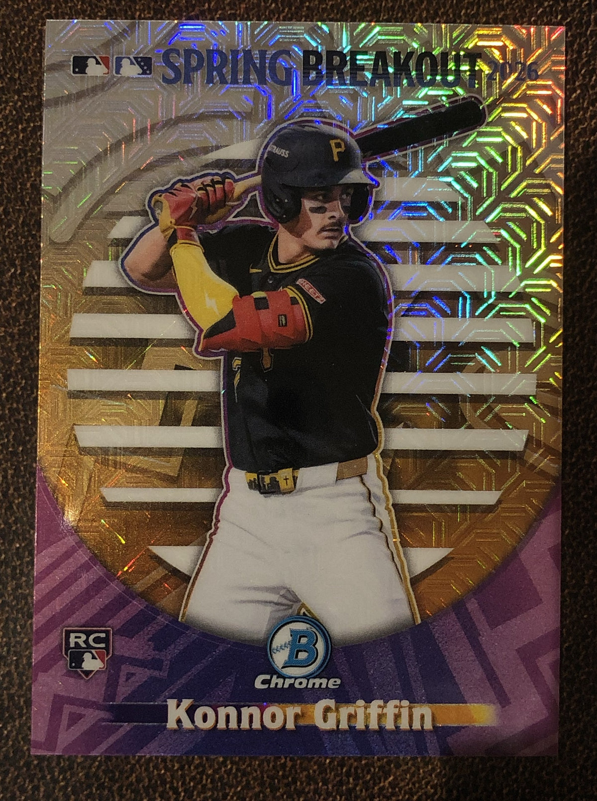 Konnor Griffin - 2026 Bowman Chrome - Spring Breakout MOJO - Pirates