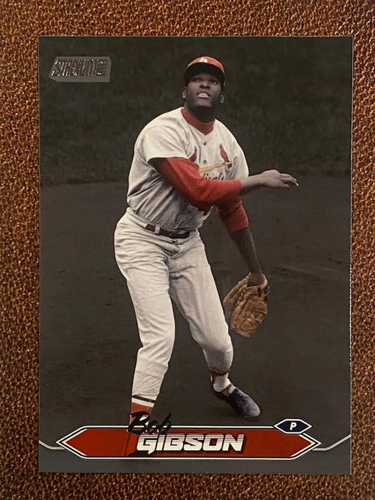 Bob Gibson - 2024 Topps Stadium Club - Black Foil - Cardinals