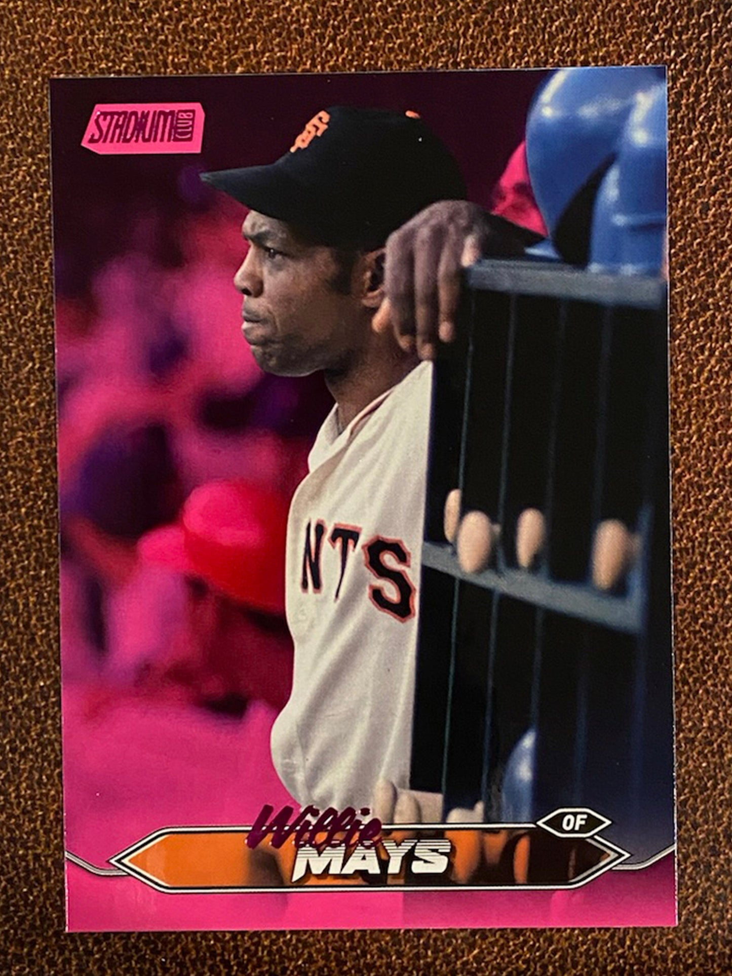Willie Mays - 2024 Topps Stadium Club - Pink Foil - Giants