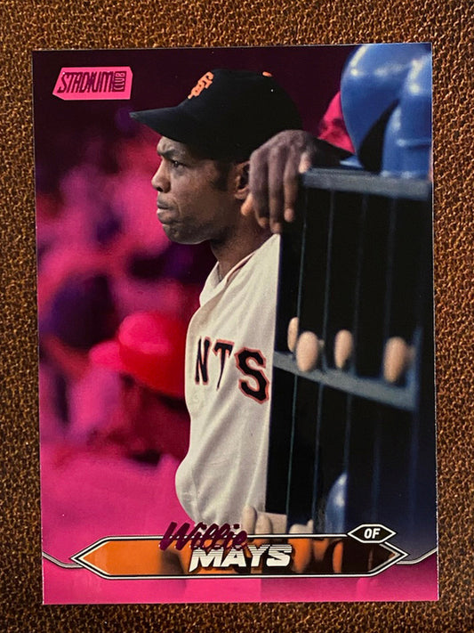 Willie Mays - 2024 Topps Stadium Club - Pink Foil - Giants