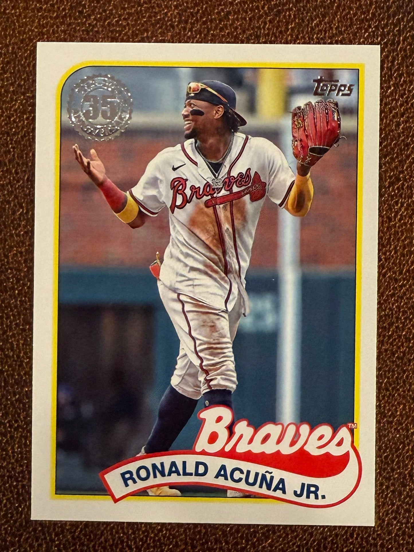 Ronald Acuña Jr. - 2024 Topps Series 1 - 1989 Insert - Braves