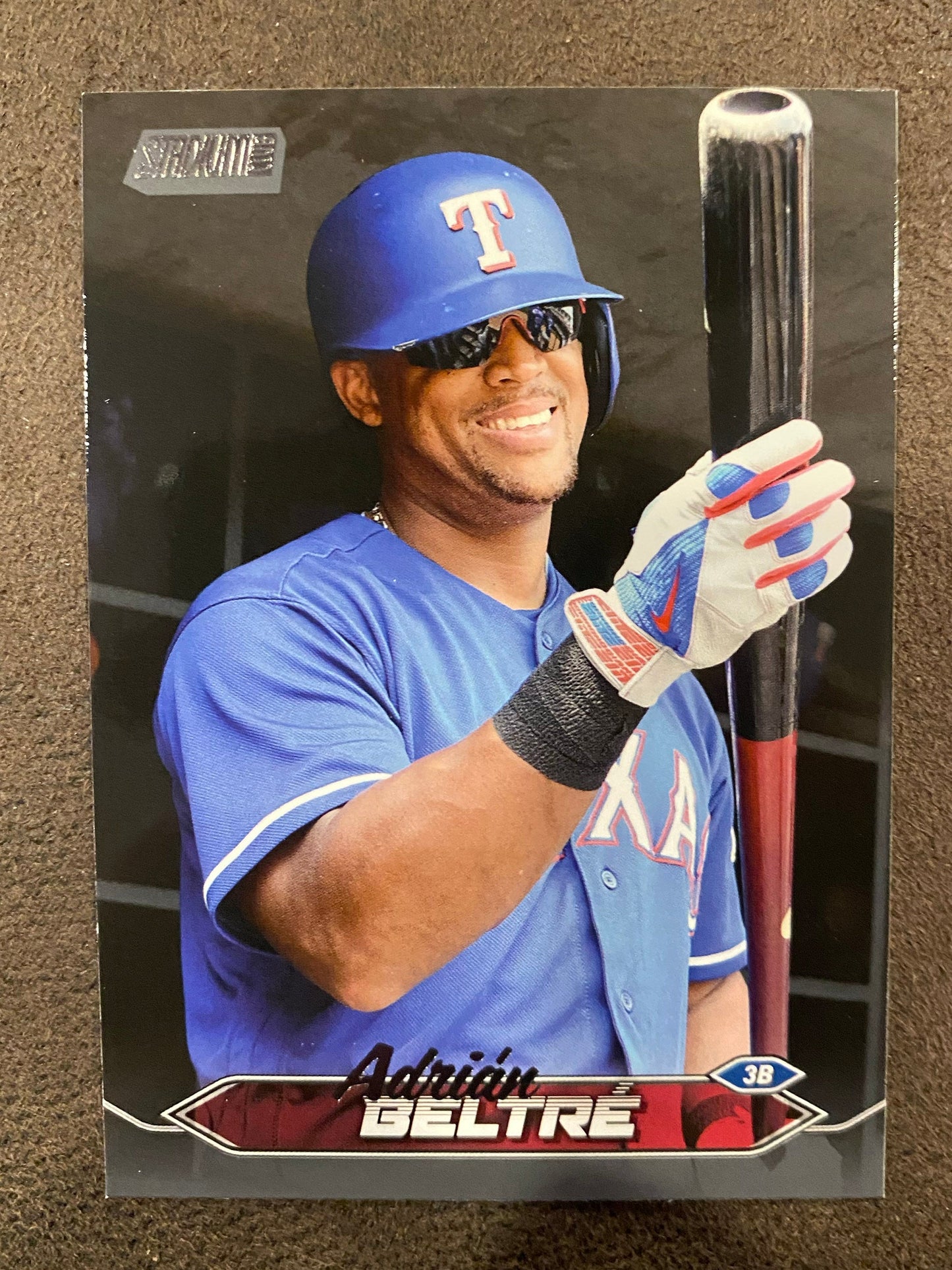Adrian Beltre - 2024 Topps Stadium Club - Black Foil - Rangers