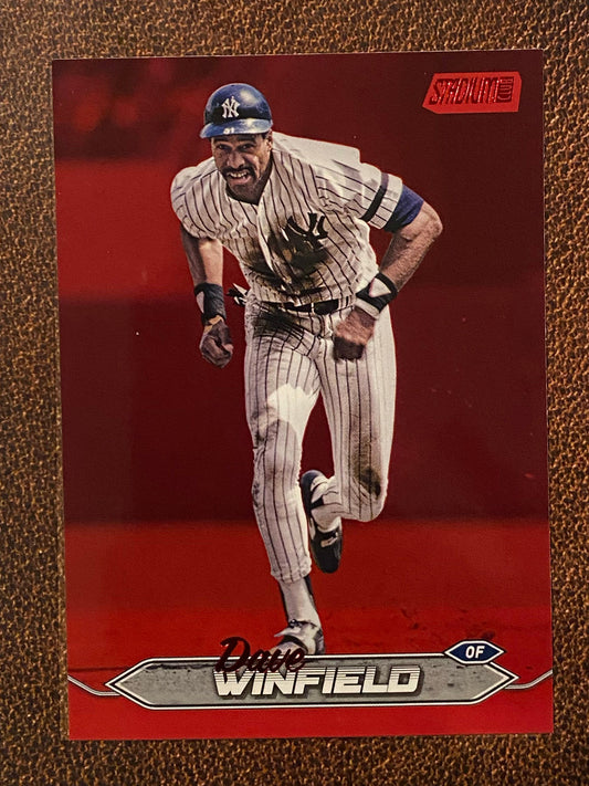 Dave Winfield - 2024 Topps Stadium Club - Red Foil - Yankees