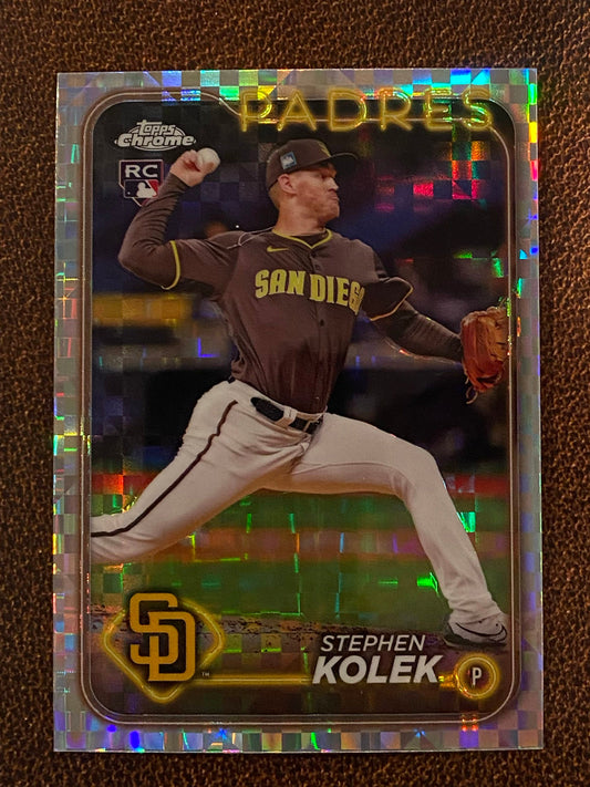 Stephen Kolek - 2024 Topps Chrome Update - XFractor - Padres