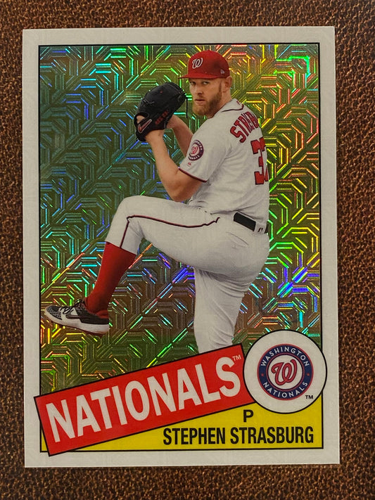 Stephen Strasburg - 2020 Topps Update - Silverpack Mojo Refractor - Nationals