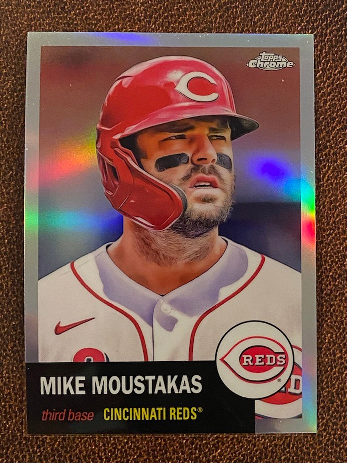 Mike Moustakas - 2022 Topps Chrome Platinum Anniversary - Refractor - Reds