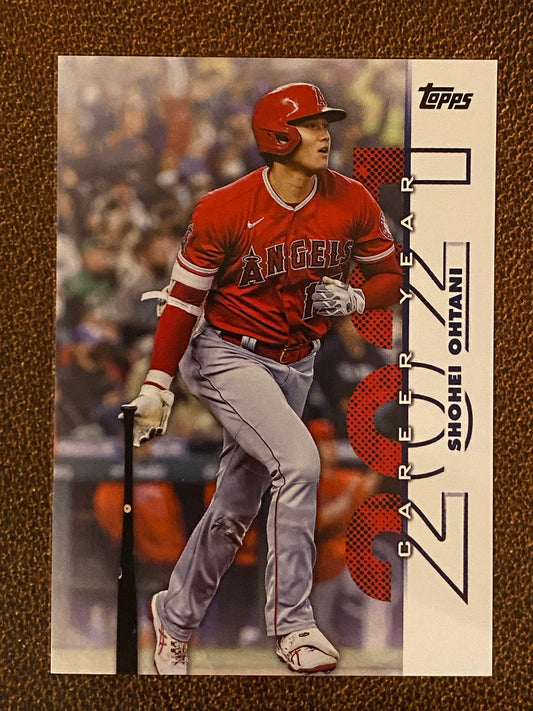 Shohei Ohtani - 2022 Topps UK - Career Year Insert - Angels