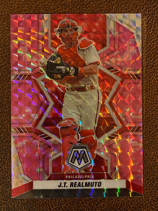 J.T. Realmuto - 2022 Mosaic - Pink Camo - Phillies