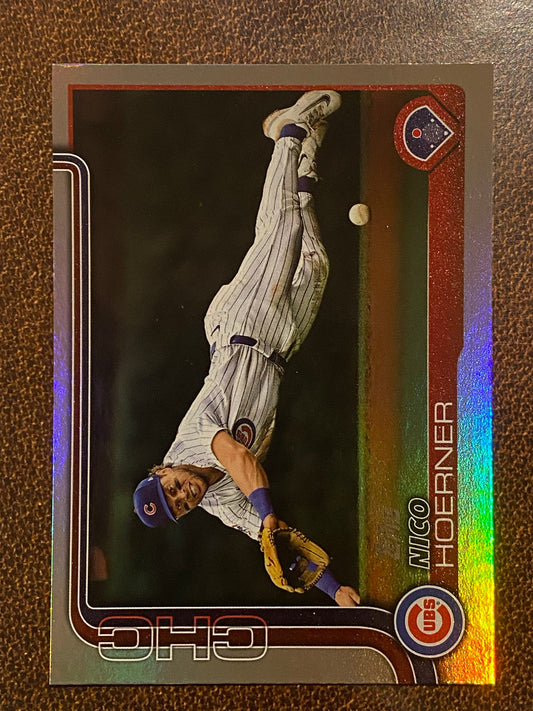 Nico Hoerner - 2025 Topps Series 1 - Rainbow Foil - Cubs