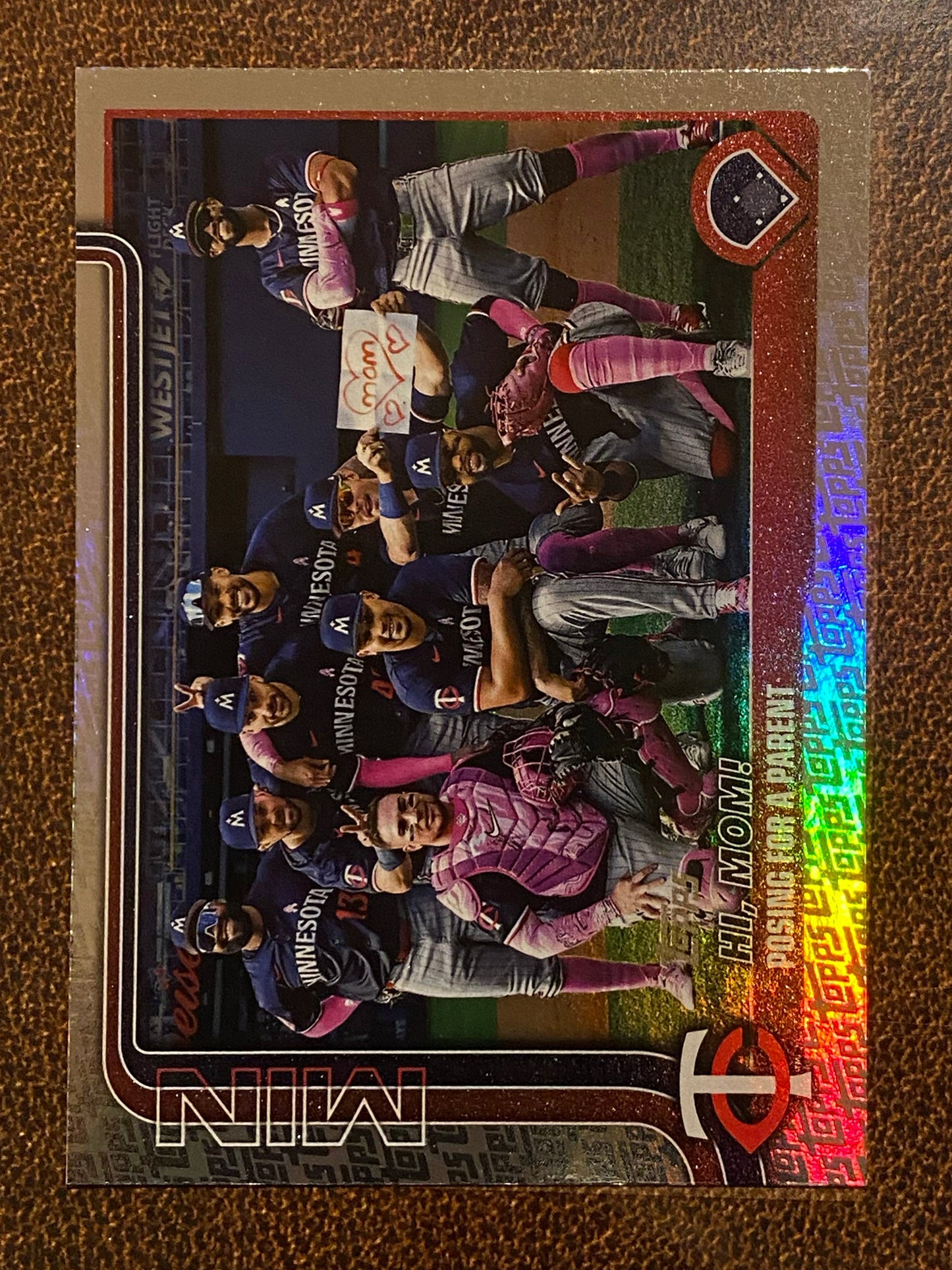 Minnesota Twins - 2025 Topps Series 2 - Fanatics Exclusive Topps Foil Border (Hi Mom) - Twins