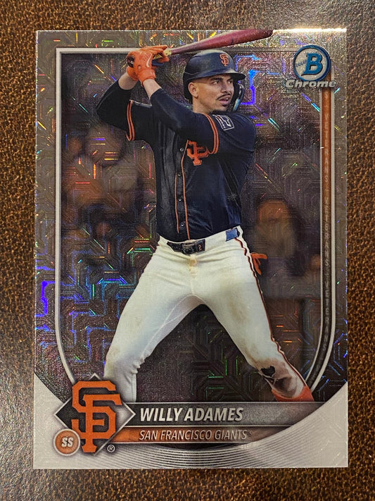 Willy Adames - 2025 Bowman Chrome - Mojo - Giants
