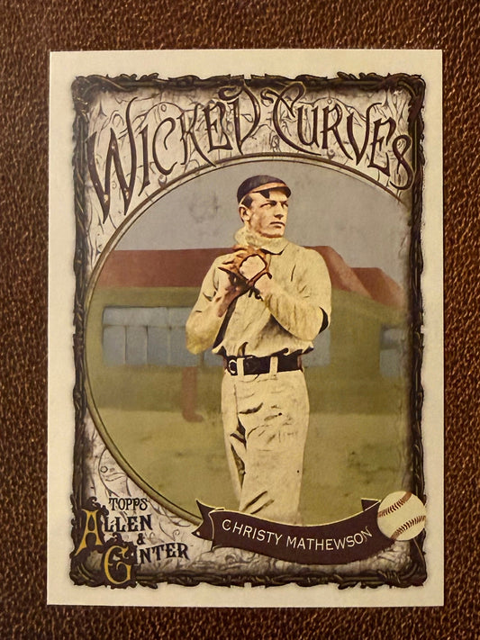 Christy Mathewson - 2025 Allen & Ginter - Wicked Curves - Giants