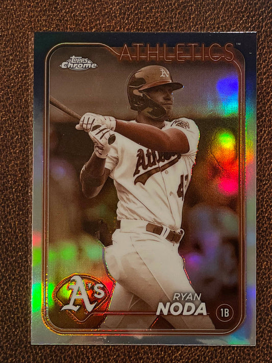 Ryan Noda - 2024 Topps Chrome - Sepia Refractor - Athletics