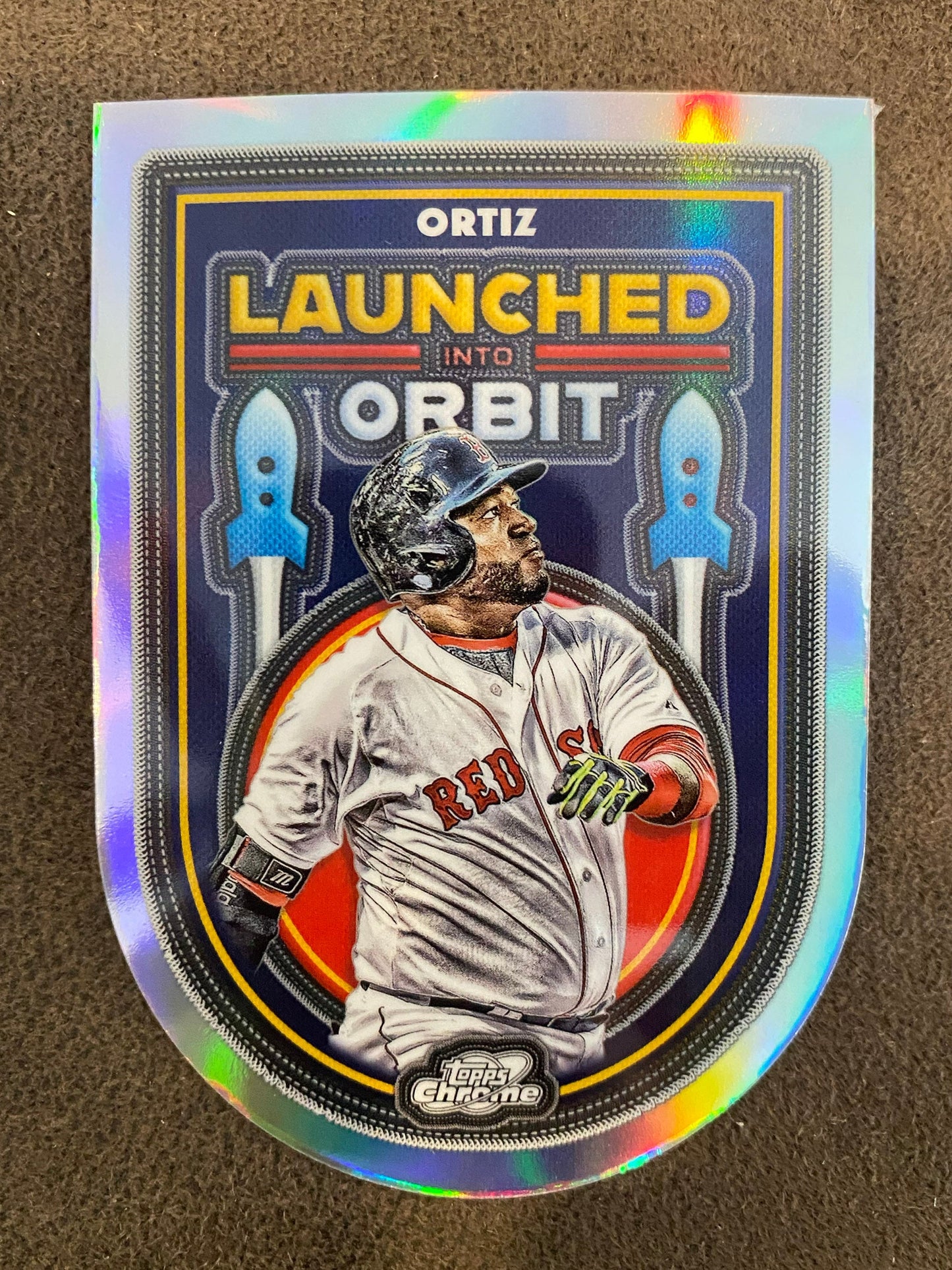 David Ortiz - 2025 Topps Chrome Cosmic - Launched Into Orbit Insert - Red Sox