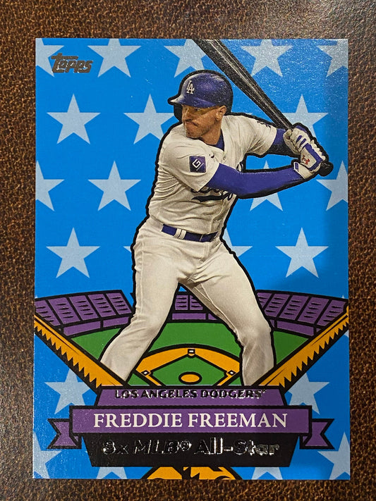 Freddie Freeman - 2025 Topps Archives - All Stars Insert - Dodgers