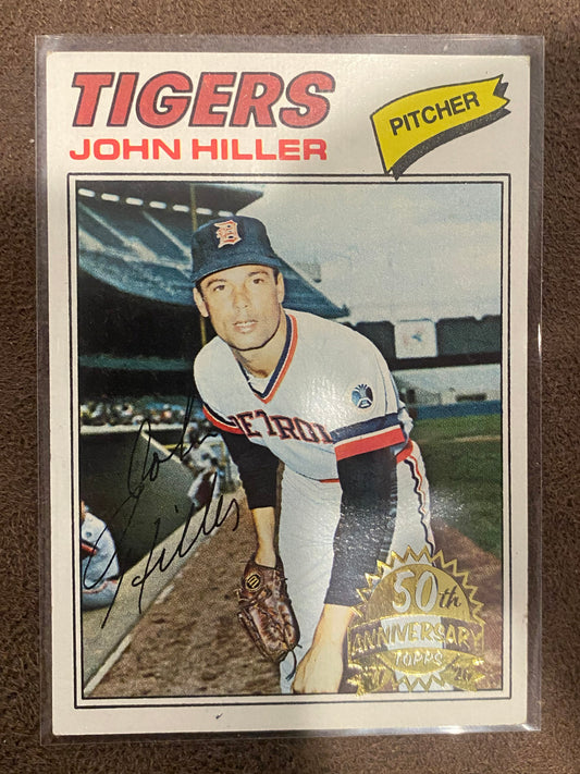 John Hiller - 2026 Topps Heritage - 1977 Original Buyback - Tigers