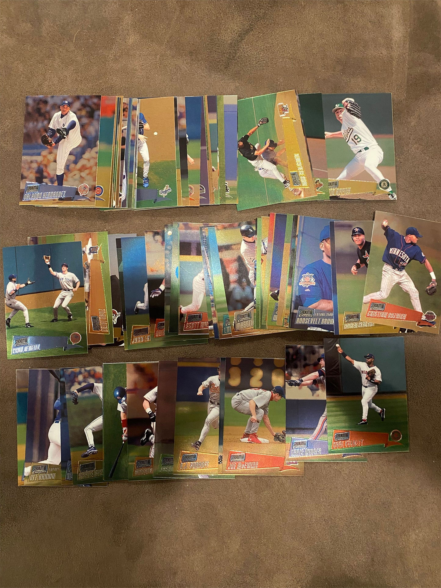Commons Lost - 2000 Stadium Club Chrome - 79 Cards (Stars and HoFs Removed)