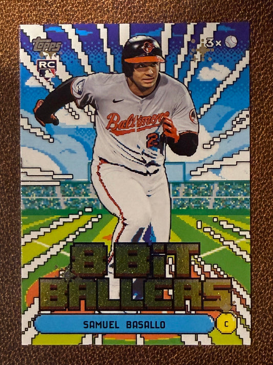 Samuel Basallo - 2026 Topps Series 1 - 8 Bit Ballers Insert - Orioles