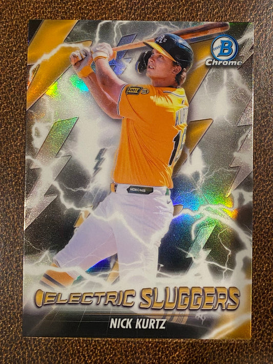 Nick Kurtz - 2026 Bowman - Electric Sluggers Insert - Athletics