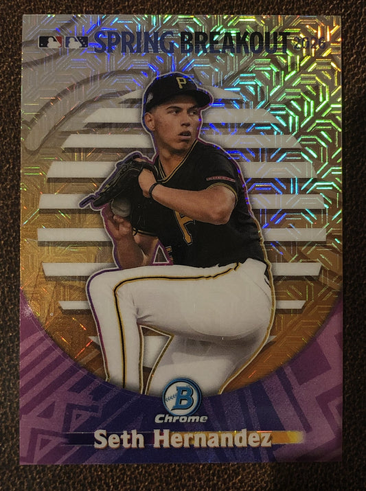 Seth Hernandez - 2026 Bowman Chrome - Spring Breakout MOJO - Pirates