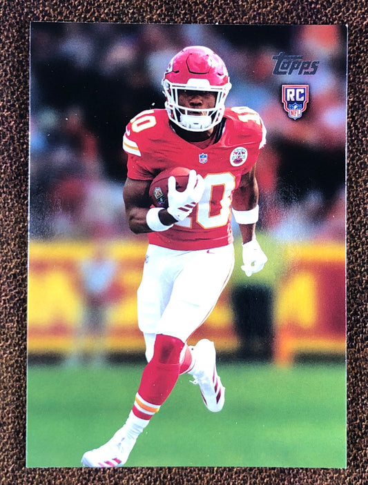 Emmett Johnson - 2026 Topps Flagship - True Photo Variation SSP (*Corner Issue*) - Chiefs