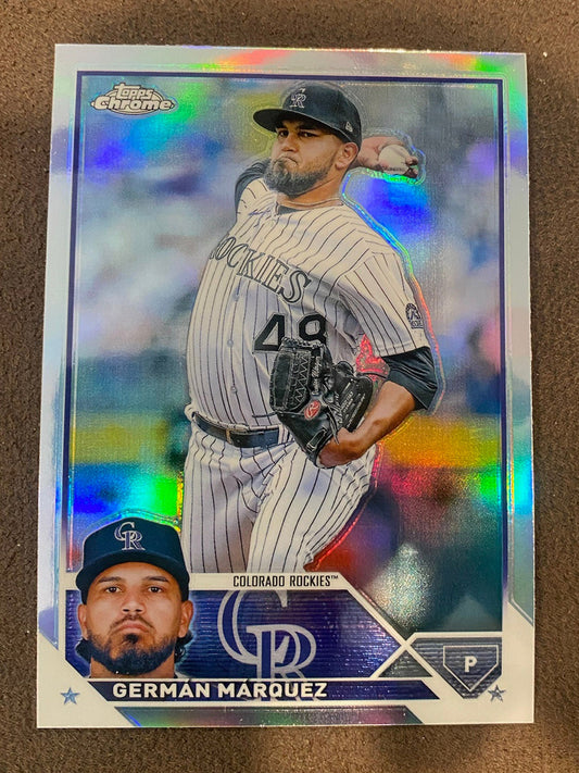 German Marquez - 2023 Topps Chrome - Refractors - Rockies