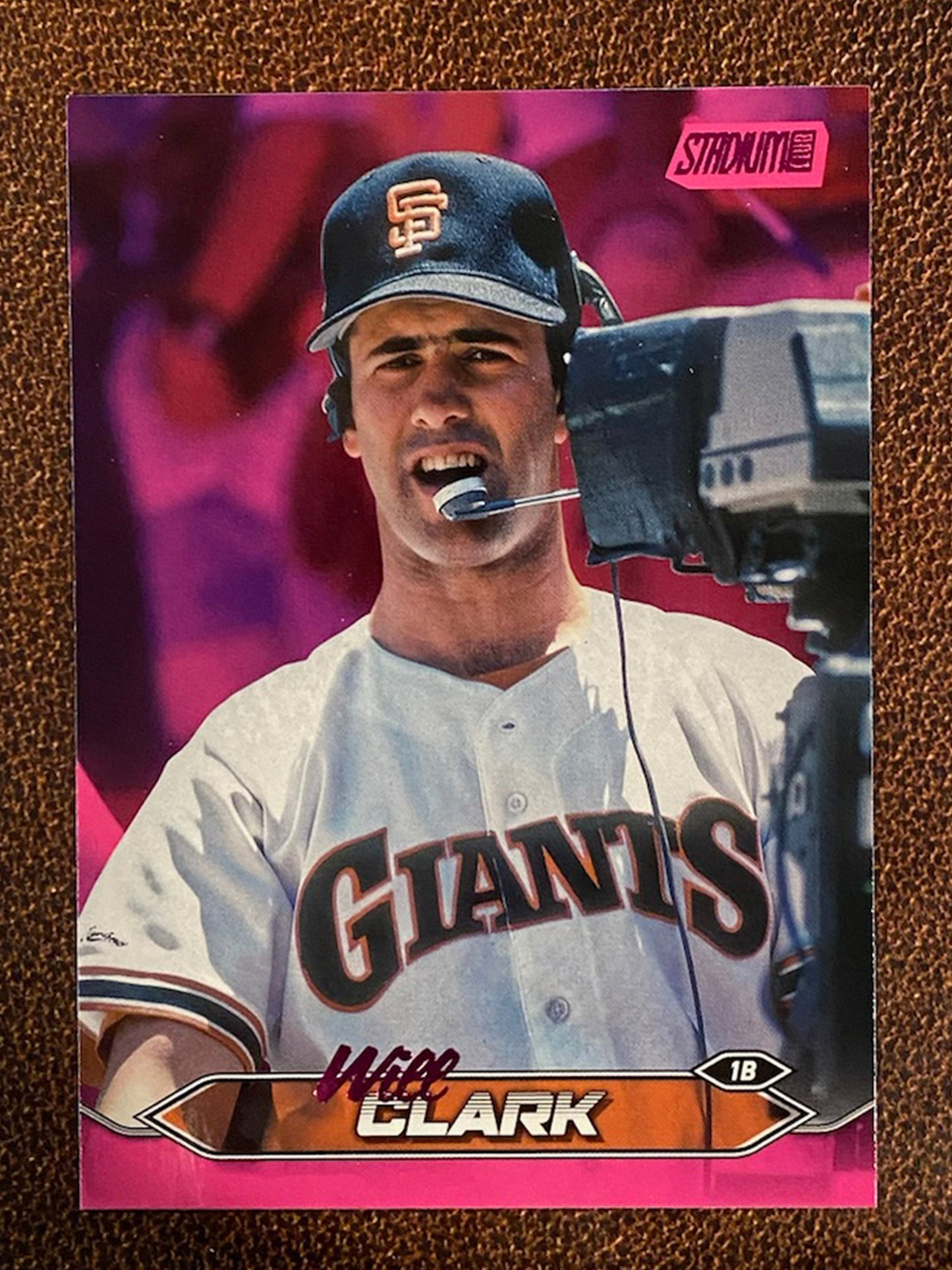 Will Clark - 2024 Topps Stadium Club - Pink Foil - Giants