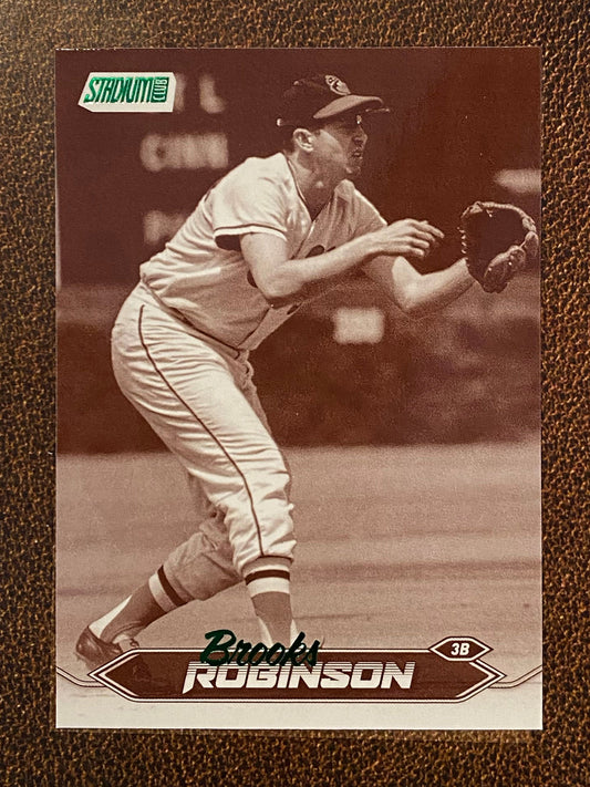 Brooks Robinson - 2024 Topps Stadium Club - Sepia - Orioles