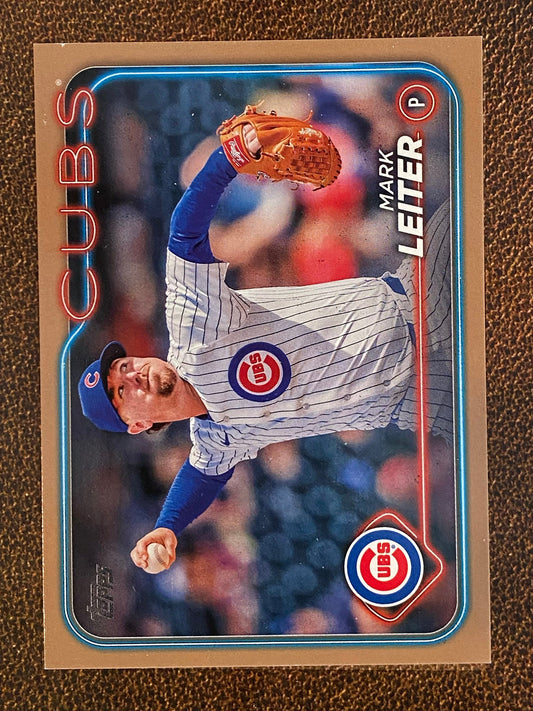 Mark Leiter - 2024 Topps Update - Gold /2024 - Cubs