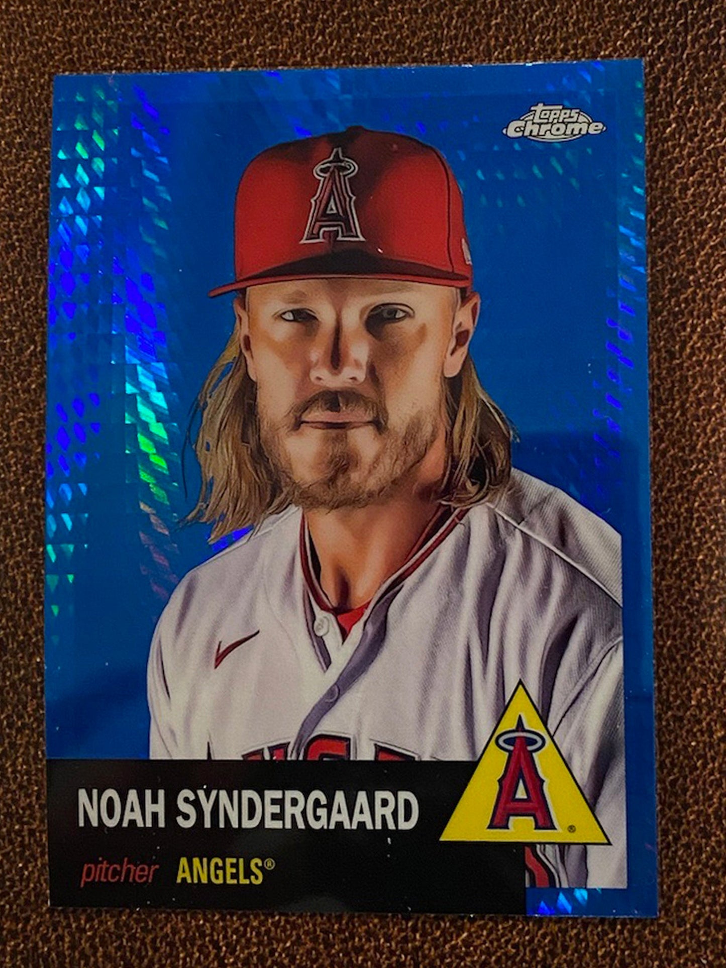 Noah Syndergaard - 2022 Topps Chrome Platinum Anniversary - Blue Prism - Angels