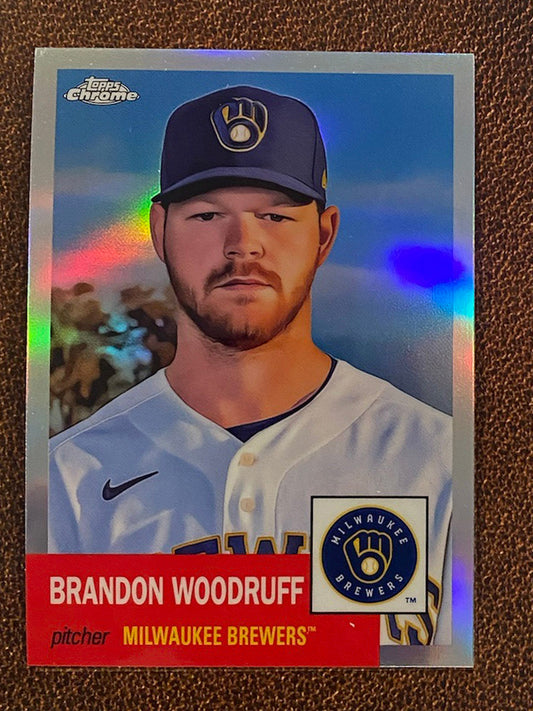 Brandon Woodruff - 2022 Topps Chrome Platinum Anniversary - Refractor - Brewers