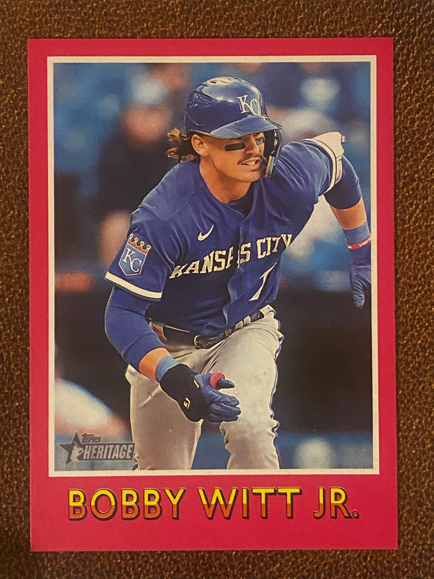 Bobby Witt Jr. - 2024 Topps Heritage - 1975 Baseball Sensations - Royals