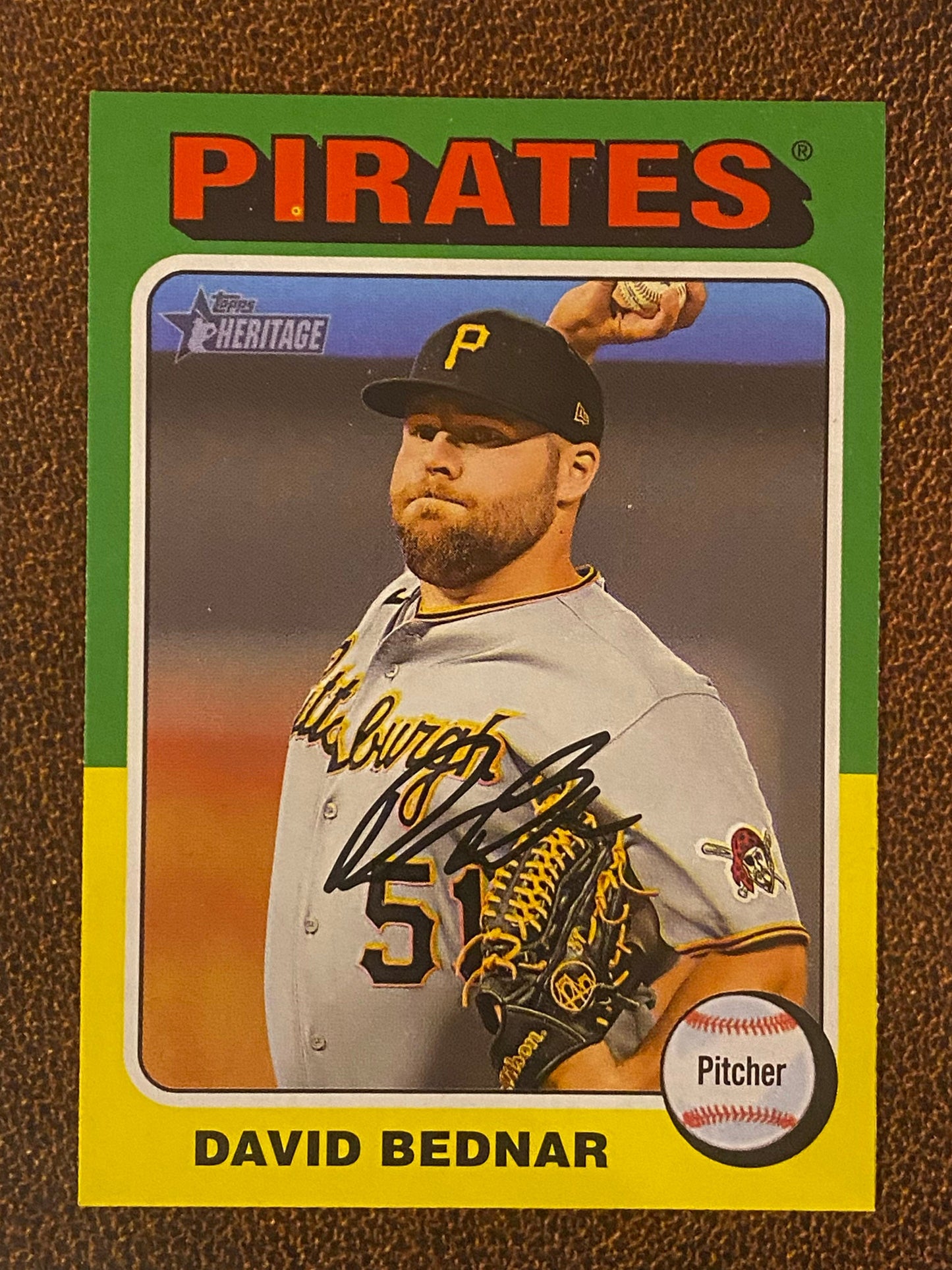 David Bednar - 2024 Topps Heritage - Low Number Short Prints - Pirates