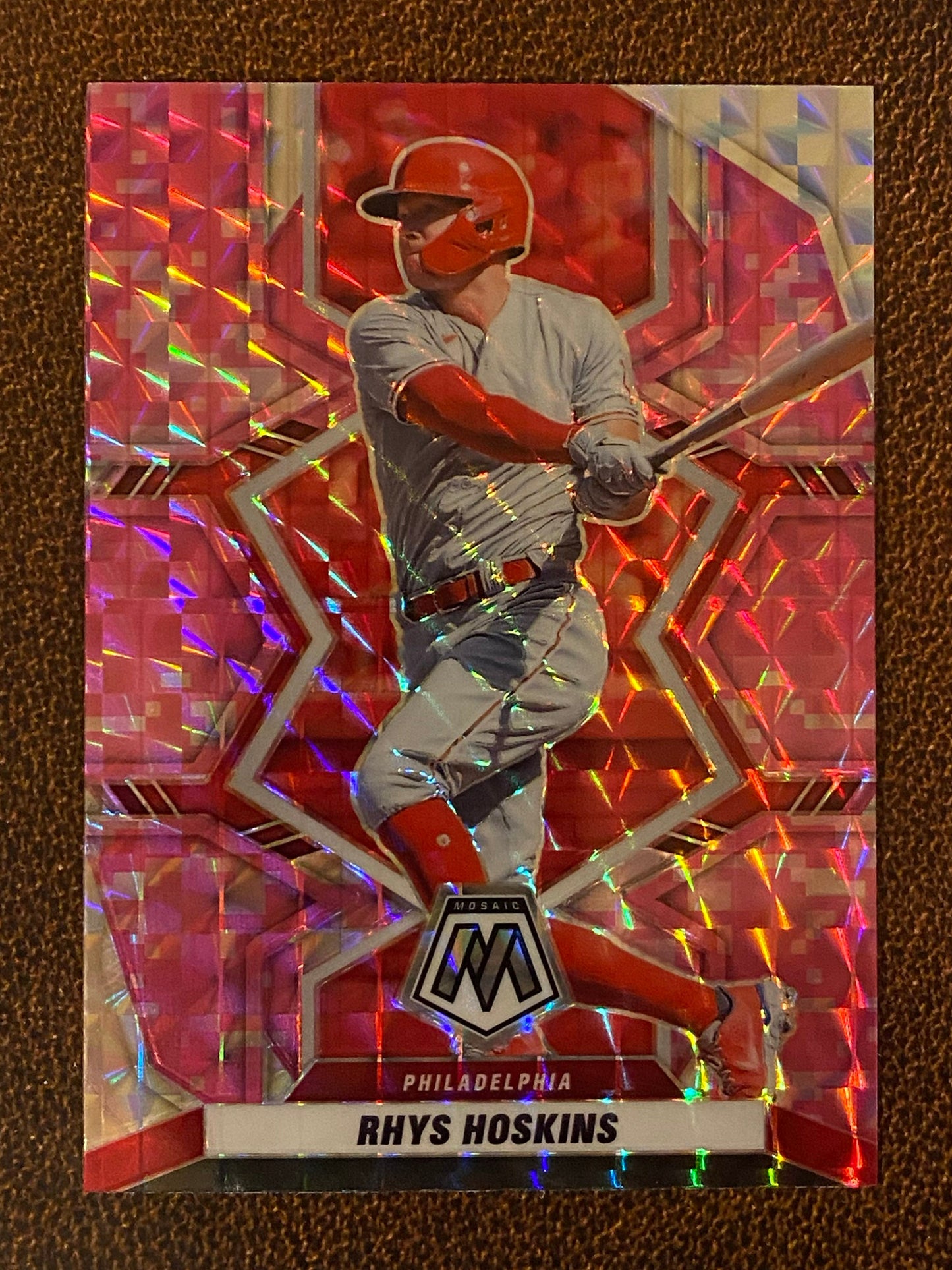 Rhys Hoskins - 2022 Mosaic - Pink Camo - Phillies