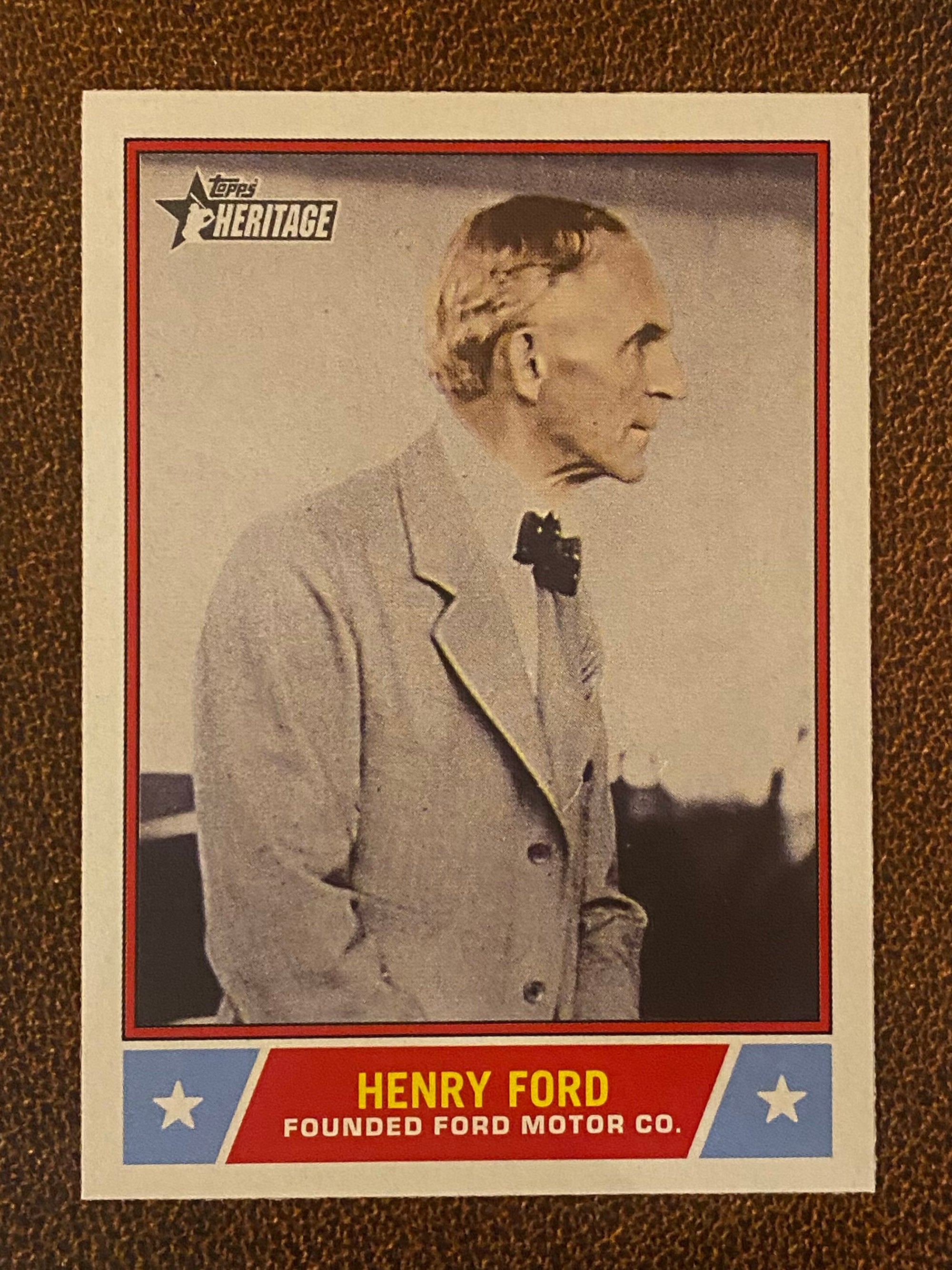 Henry Ford - 2025 Topps Heritage - Notable Americans (NS-21) – Western ...