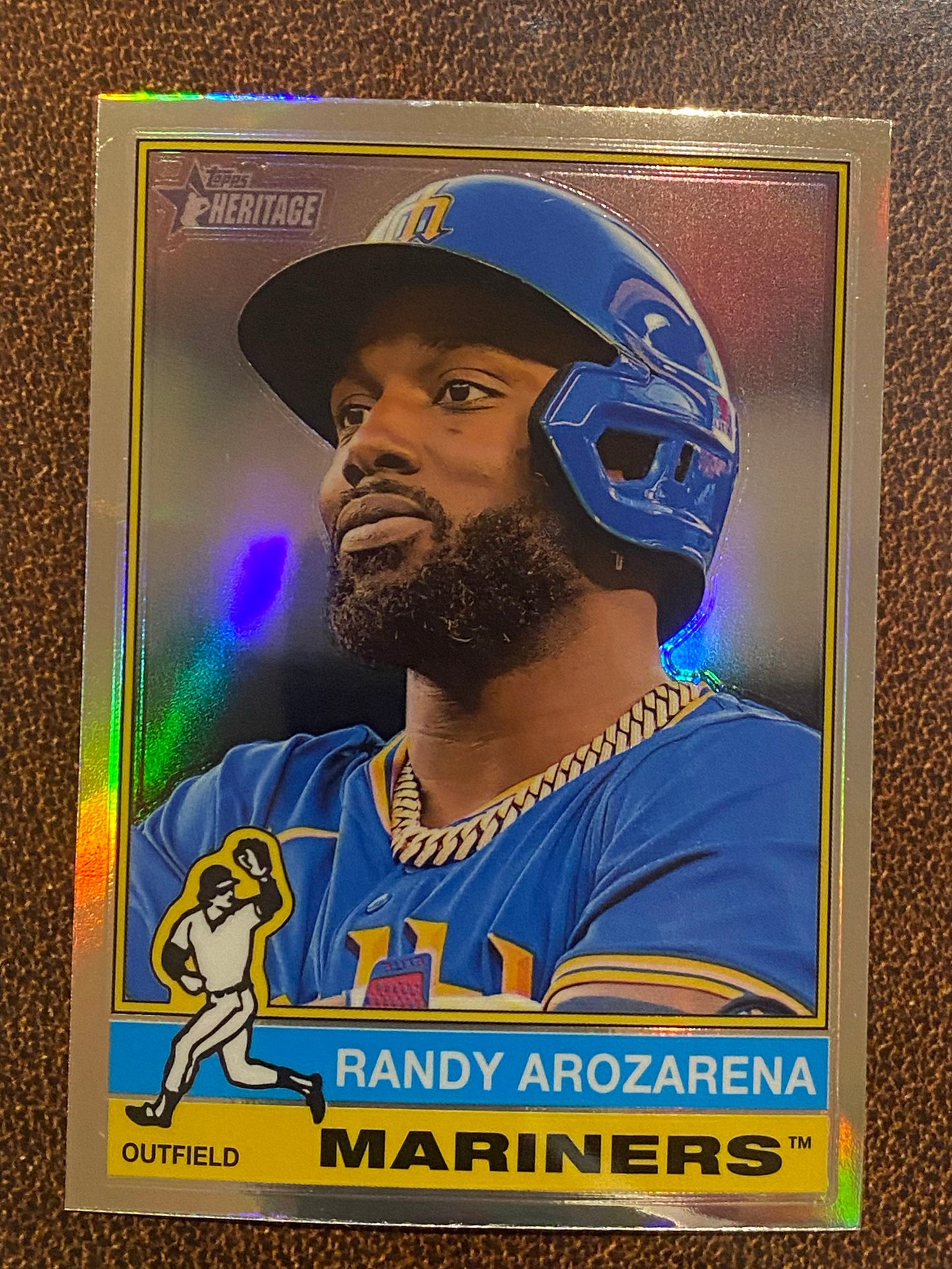 Randy Arozarena - 2025 Topps Heritage - Refractor - Mariners