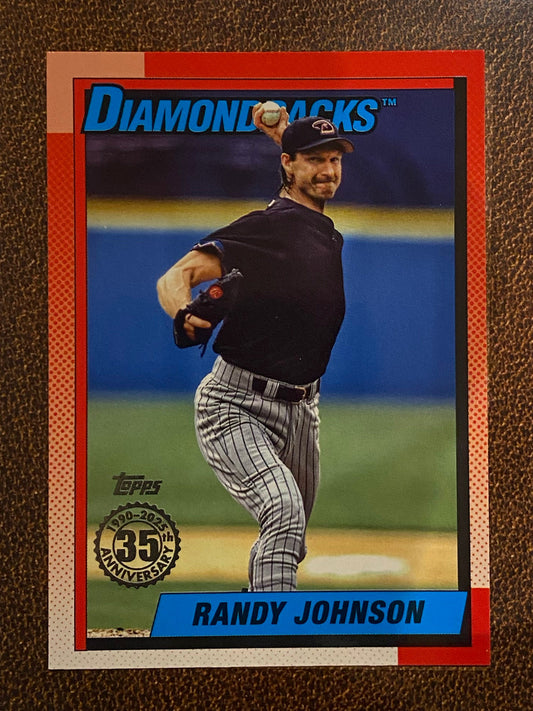 Randy Johnson - 2025 Topps Series 2 - 1990 Insert - Diamondbacks