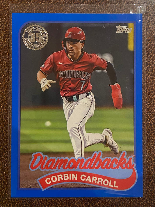 Corbin Carroll - 2024 Topps Update - 1989 BLUE parallel - Diamondbacks