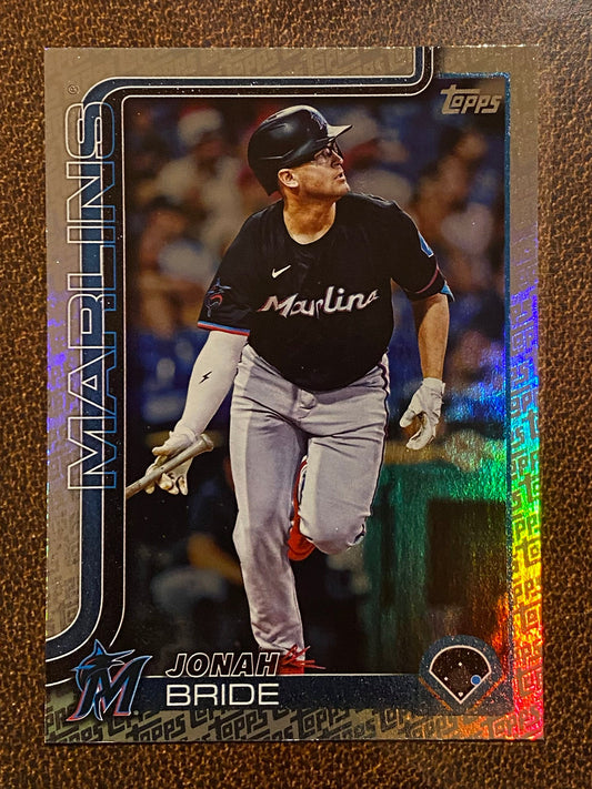 Jonah Bride - 2025 Topps Series 2 - Fanatics Exclusive Topps Foil Border - Marlins