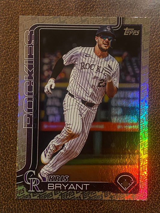 Kris Bryant - 2025 Topps Series 2 - Fanatics Exclusive Topps Foil Border - Rockies