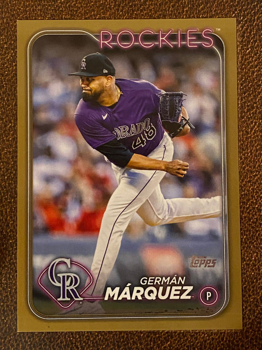 German Marquez - 2024 Topps Series 2 - Gold /2024 - Rockies